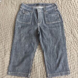 Riders By Lee Blue Denim Capri Pants Size 12M